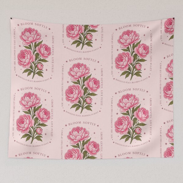 Item preview, Peony - Bloom Softly designed and sold by Ranasko.
