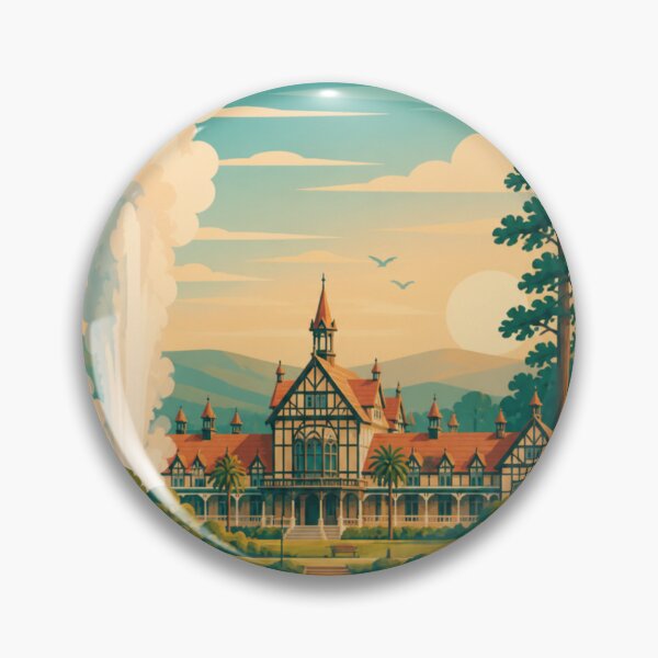 Item preview, Rotorua New Zealand Travel Poster designed and sold by MatthewHeights.