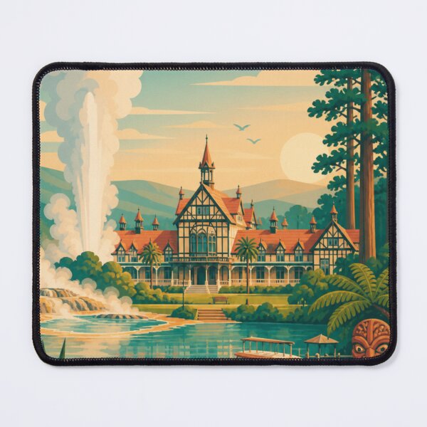 Item preview, Rotorua New Zealand Travel Poster designed and sold by MatthewHeights.