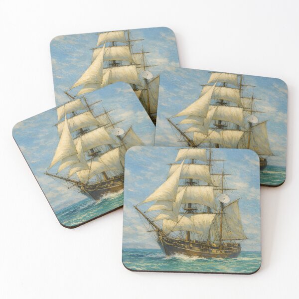 Item preview, The Tall Ship, Homeward Bound designed and sold by TinCatOutPost.