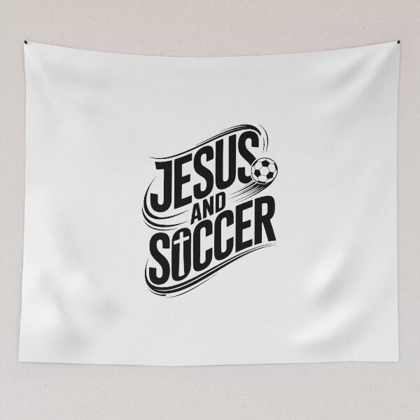 Item preview, Jesus and Soccer  designed and sold by jkrphoto.