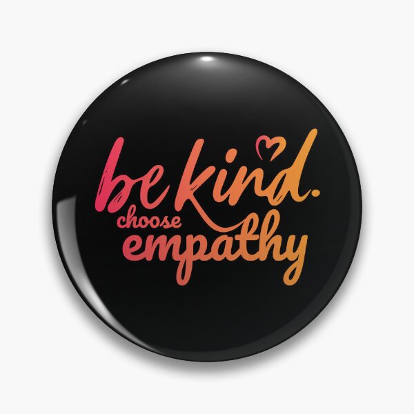 Item preview, Be Kind Choose Empathy Lettering Quote designed and sold by BoldInkMerch.