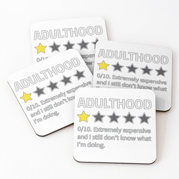 Item preview, Adulthood Review 0 Out Of 10 Stars Humor designed and sold by Wit & Wear.