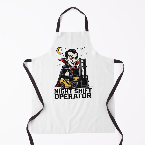 Item preview, Night Shift Operator Vampire Forklift Driver  designed and sold by RetroNibylander.