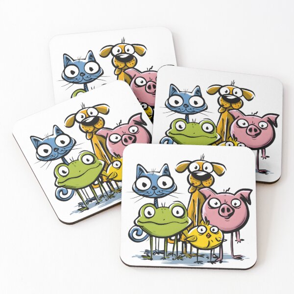 Item preview, Funny Animal Squad designed and sold by Retro Whimsy.