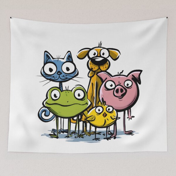 Item preview, Funny Animal Squad designed and sold by Retro Whimsy.