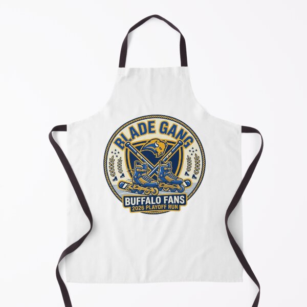 Item preview, Blade Gang Buffalo Hockey Rollerblading Fan 2026 Playoff Crest designed and sold by FarDesign.