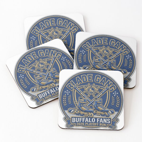 Item preview, Blade Gang Buffalo Hockey Embroidered Patch - 2026 Playoff Run designed and sold by FarDesign.