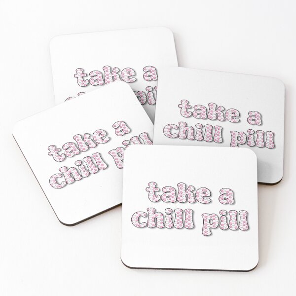 Item preview, take a chill pill | pink aesthetic medicine nurse designed and sold by Nesstitches.