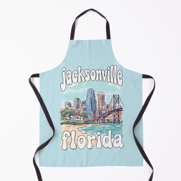 Item preview, Jacksonville Florida Watercolor Skyline Cute Cityscape designed and sold by HowToCanadian.
