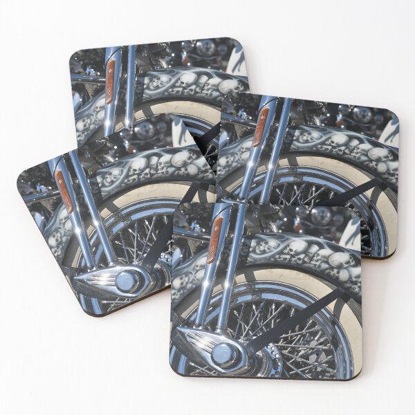 Item preview, Shine of a motorcycles chrome wheel, original photography designed and sold by studio838.