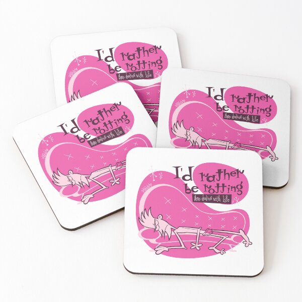 Item preview, Demotivated Sticker: I’d Rather be Rotting than Dealing with Life designed and sold by Mont Glanc.