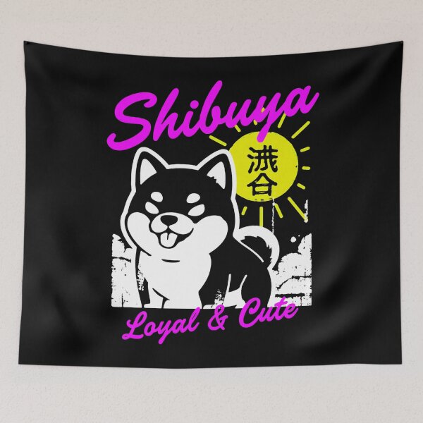 Item preview, Shibuya Neon Shiba designed and sold by SignumShop.