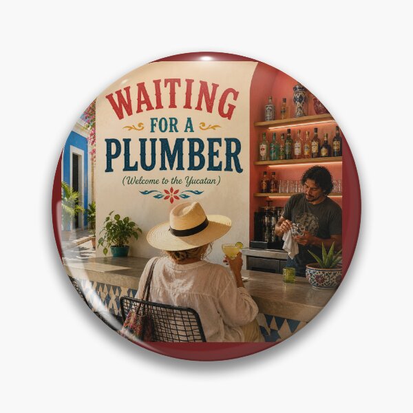 Item preview, Waiting for a Plumber designed and sold by OneStewart.
