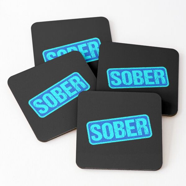 Item preview, Sober, Blue Stamp Outline designed and sold by Memes N Lore .