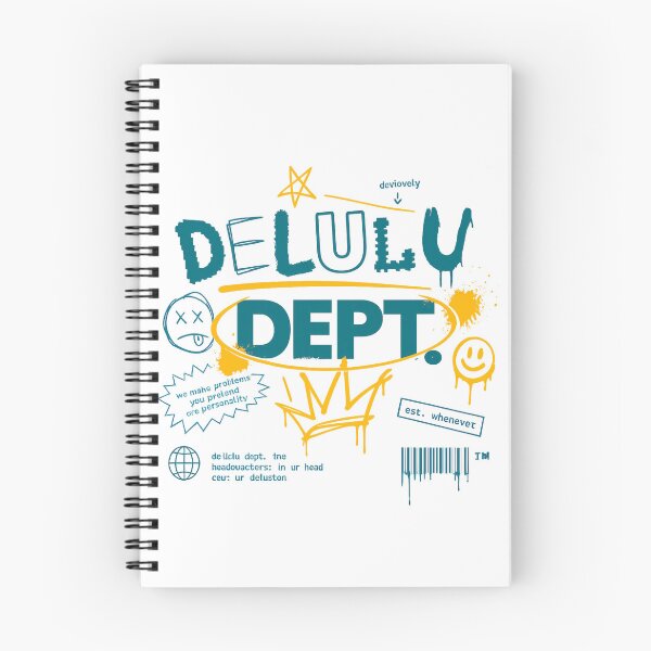 Item preview, Delulu Dept Ironic Meme Y2K Cybercore Neon Graffiti Graphic designed and sold by etuvibes.