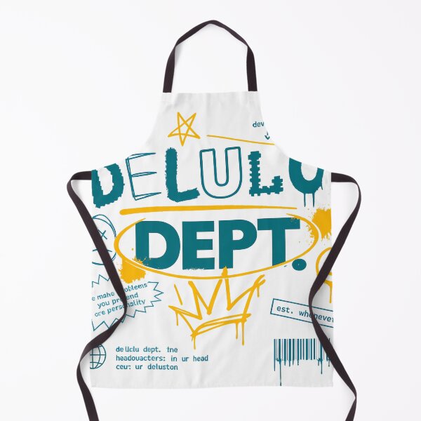 Item preview, Delulu Dept Ironic Meme Y2K Cybercore Neon Graffiti Graphic designed and sold by etuvibes.