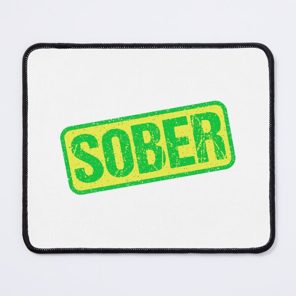 Item preview, Sober, Green Stamp Outline designed and sold by Memes N Lore .