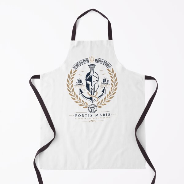 Item preview, Fortis Maris Spartan Warrior Naval Emblem designed and sold by MWSailingClub.