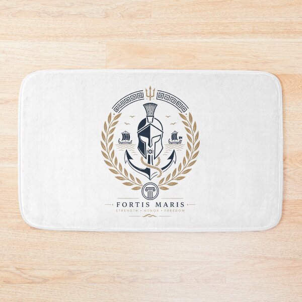 Item preview, Fortis Maris Spartan Warrior Naval Emblem designed and sold by MWSailingClub.