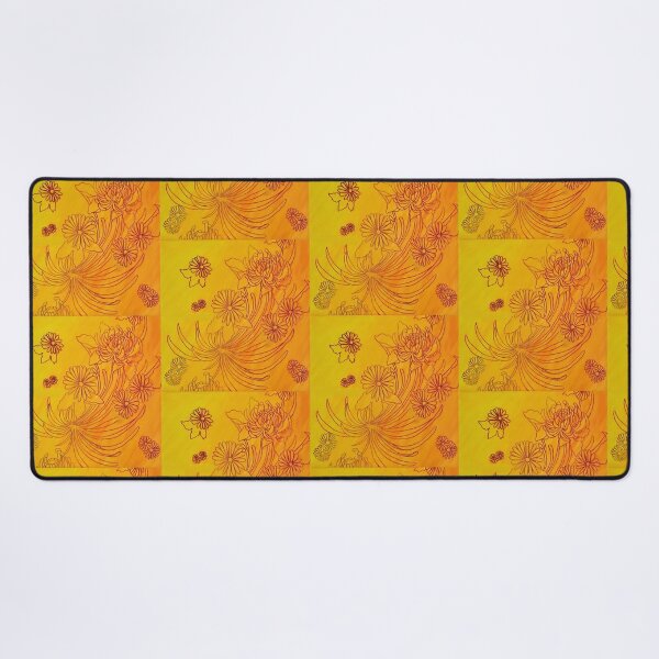 Artikelvorschau, Blumenornament Orange  entworfen und verkauft von Steffie Wurzelgnom .