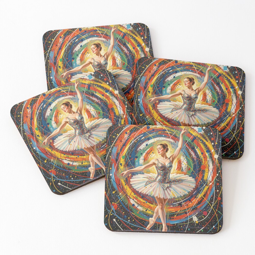 Item preview, Coasters (Set of 4) designed and sold by Inktypolis.