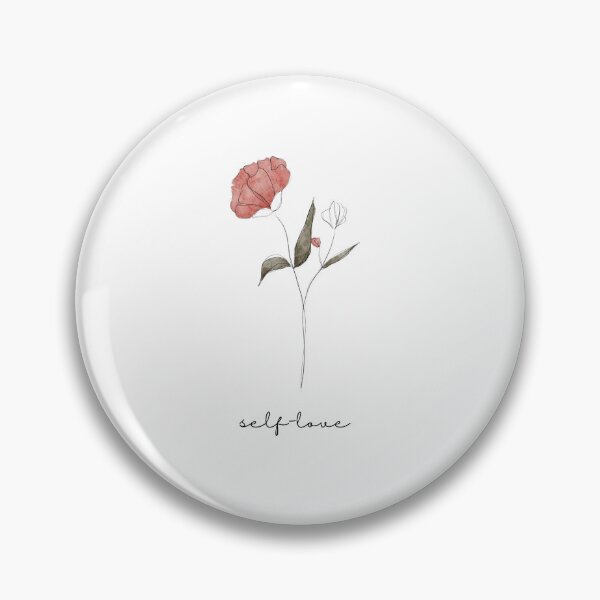 Item preview, Self Love Flower – Minimalist Floral Aesthetic Design designed and sold by gluxdesing.