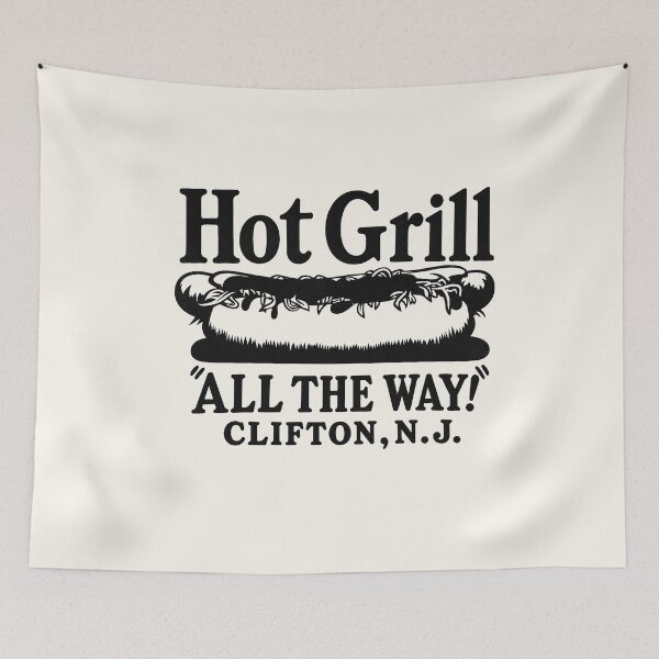 Item preview, Vintage Hot Grill Clifton NJ Graphic designed and sold by Tonyv773.