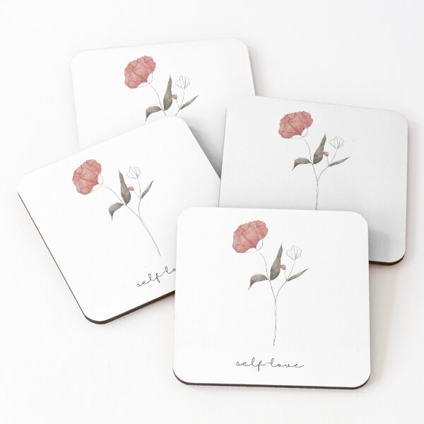 Item preview, Self Love Flower – Minimalist Floral Aesthetic Design designed and sold by gluxdesing.
