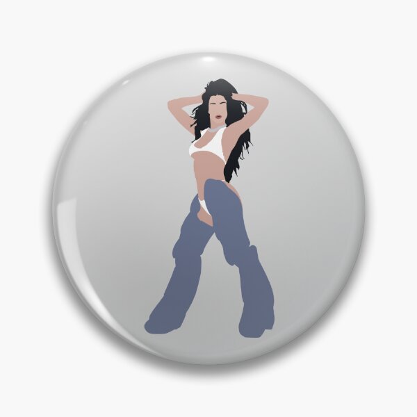 Item preview, Minimal Pop Diva Silhouette – Bold Fashion Pose Aesthetic Illustration designed and sold by creatingmouseshop.