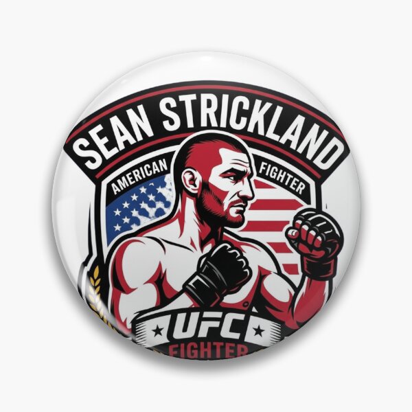 Item preview, Sean Strickland "The Tarzan" UFC Middleweight MMA Fighter Illustration designed and sold by FarDesign.