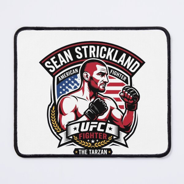 Item preview, Sean Strickland "The Tarzan" UFC Middleweight MMA Fighter Illustration designed and sold by FarDesign.
