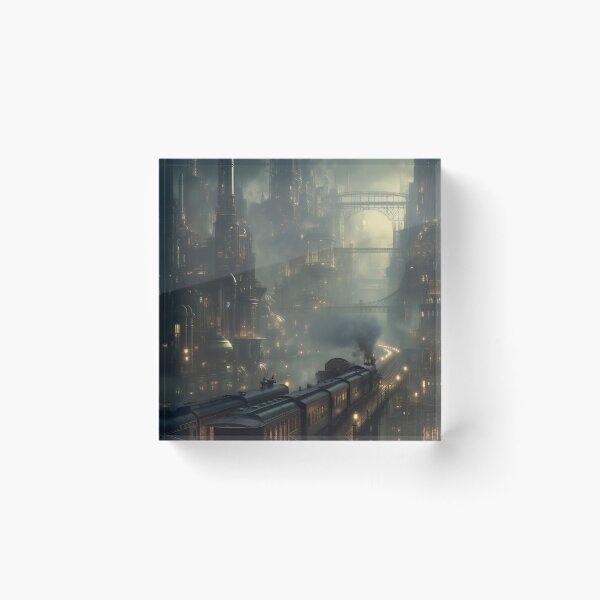 Item preview, Midnight Transit Through the Industrial Dream designed and sold by oanaunciuleanu.