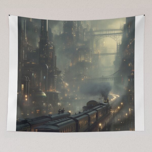 Item preview, Midnight Transit Through the Industrial Dream designed and sold by oanaunciuleanu.