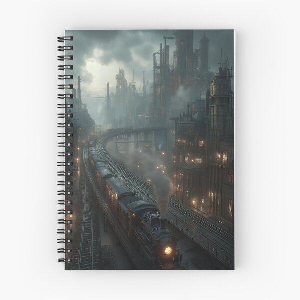 Item preview, Midnight Transit Through the Industrial Dream designed and sold by oanaunciuleanu.