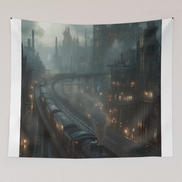 Item preview, Midnight Transit Through the Industrial Dream designed and sold by oanaunciuleanu.