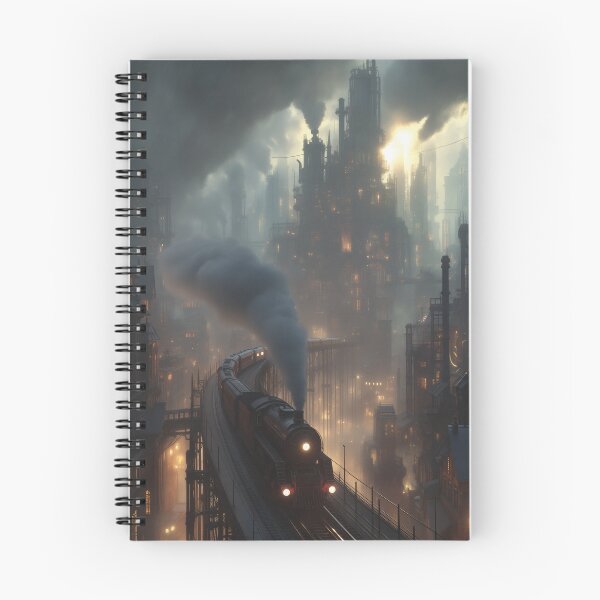 Item preview, Midnight Transit Through the Industrial Dream designed and sold by oanaunciuleanu.