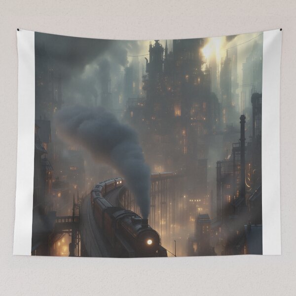 Item preview, Midnight Transit Through the Industrial Dream designed and sold by oanaunciuleanu.