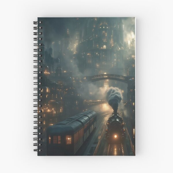 Item preview, Midnight Transit Through the Industrial Dream designed and sold by oanaunciuleanu.