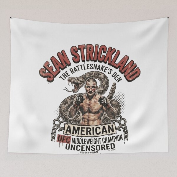 Item preview, Sean Strickland Uncensored American UFC Middleweight MMA Fighter Vintage Graphic designed and sold by FarDesign.