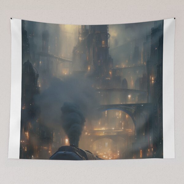 Item preview, Midnight Transit Through the Industrial Dream designed and sold by oanaunciuleanu.