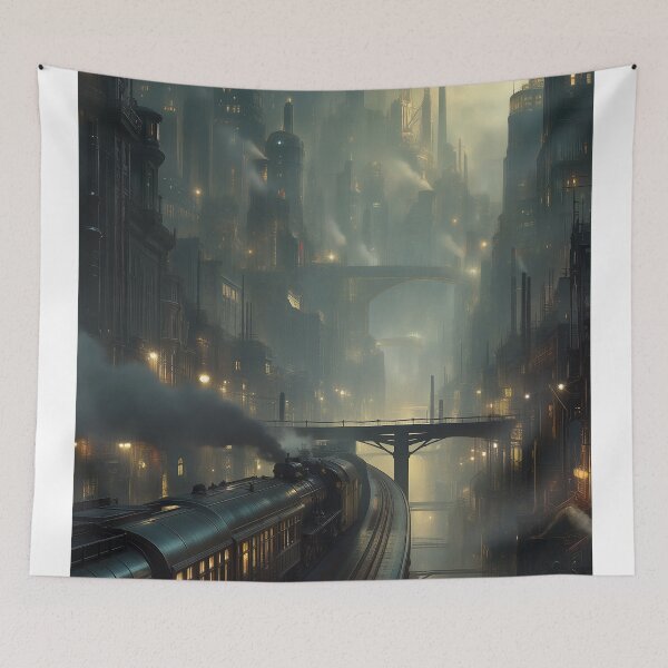 Item preview, Midnight Transit Through the Industrial Dream designed and sold by oanaunciuleanu.