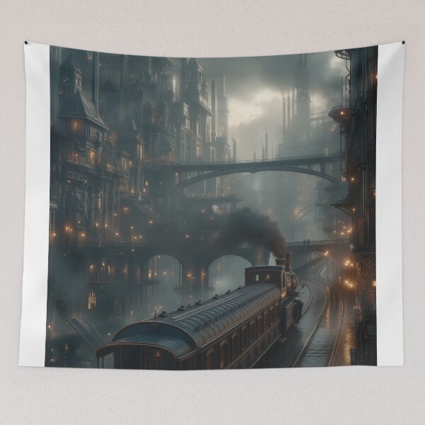 Item preview, Midnight Transit Through the Industrial Dream designed and sold by oanaunciuleanu.