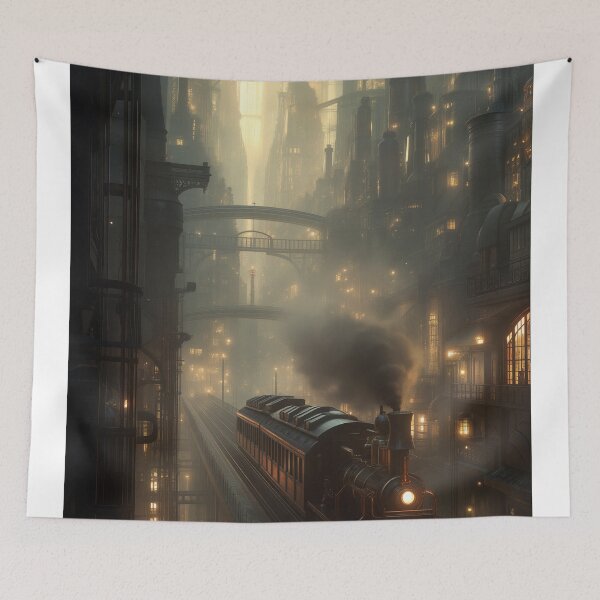 Item preview, Midnight Transit Through the Industrial Dream designed and sold by oanaunciuleanu.