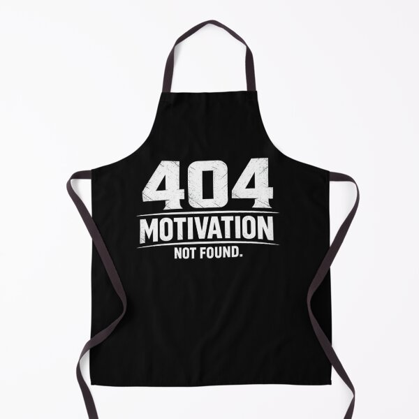 Item preview, 404 Motivation Not Found – Sarcastic Introvert Humor, AI Burnout, Digital Exhaustion Quote designed and sold by Ladys-Gents.