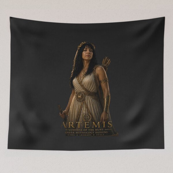Item preview, Artemis Huntress Greek Goddess Mythology Fantasy Art Design designed and sold by Ancient-Era.