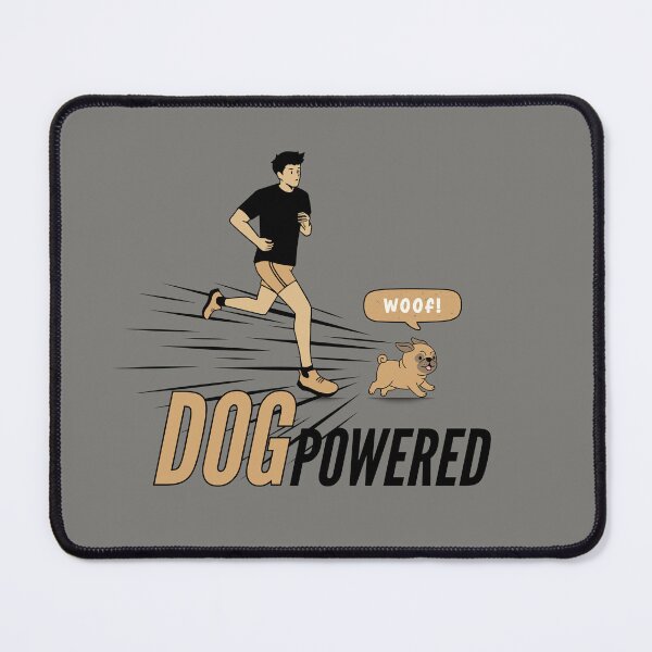 Item preview, Dog Powered - funny runner and dog lover designed and sold by CypisDesign.
