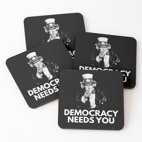 Item preview, Democracy Needs You designed and sold by Lone Frog.
