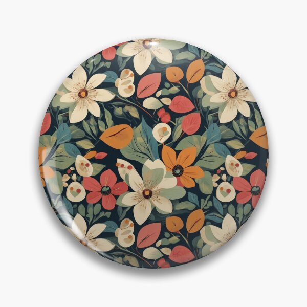 Item preview, Retro Bloomscape Mid-Century Botanical Vector designed and sold by Inkworksbyshery.