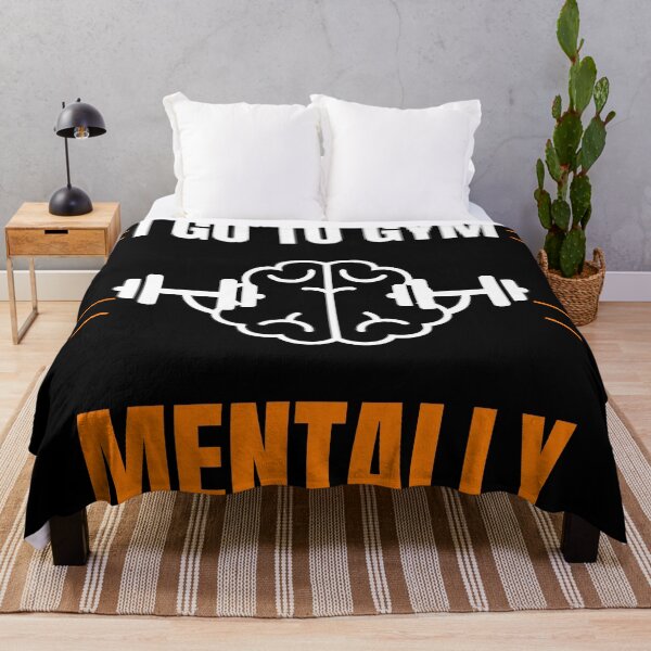 Item preview, I Go To Gym Mentally Funny Gym Quote Dark Humor Workout T Shirt Design designed and sold by Uvclick.